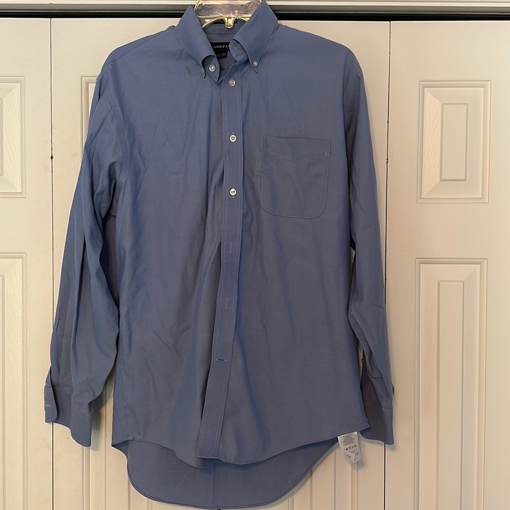 Men’s Lands End Long Sleeve Dress Shirt 15 1/2 - 34